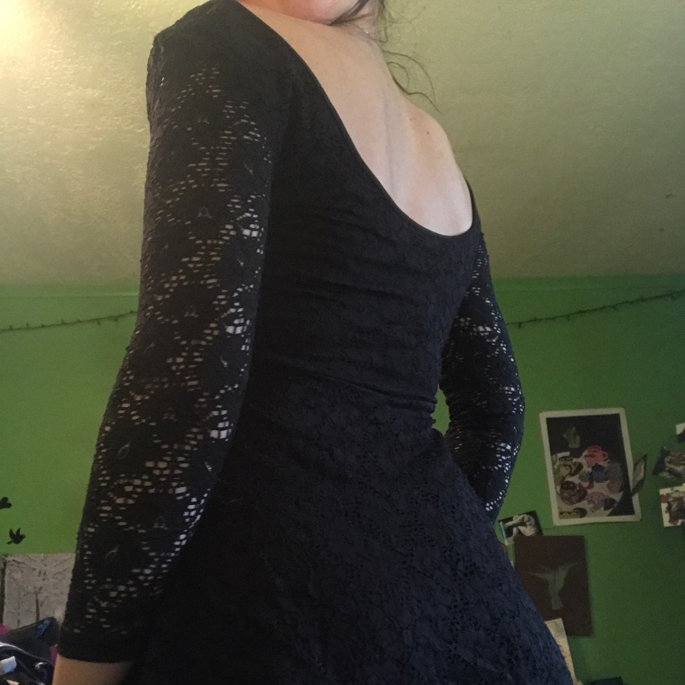 Little Black Lace Dress